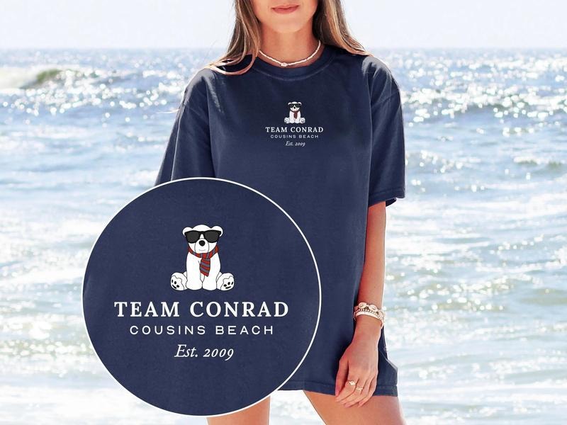 Team Conrad Junior Mint Bear | Cousins Beach Est. 2009 | T-shirt | The Summer I Turned Pretty | Top Summer Crewneck...