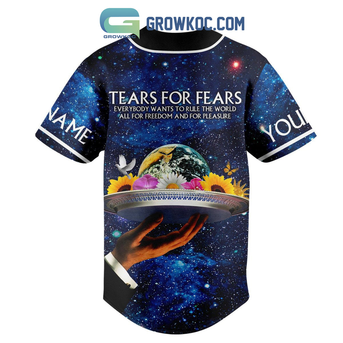 Tears For Fears Everybody Wants To Rule The World Personalized Baseball Jersey