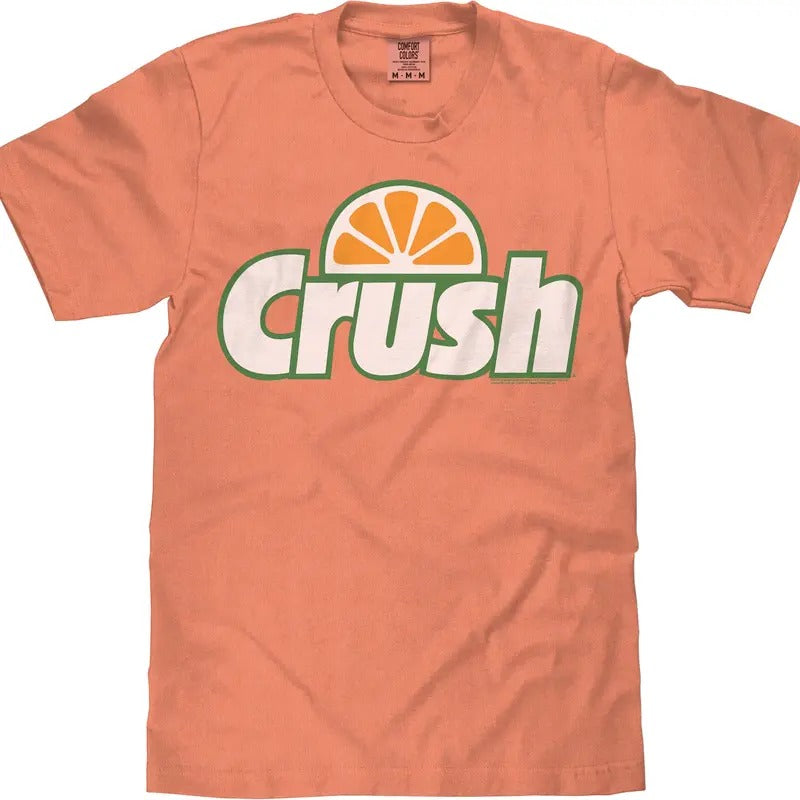 Tee Luv x Comfort Colors Orange Crush Logo T-Shirt - Melon Hoodie, Sweatshirt | InkThreadWorks.com