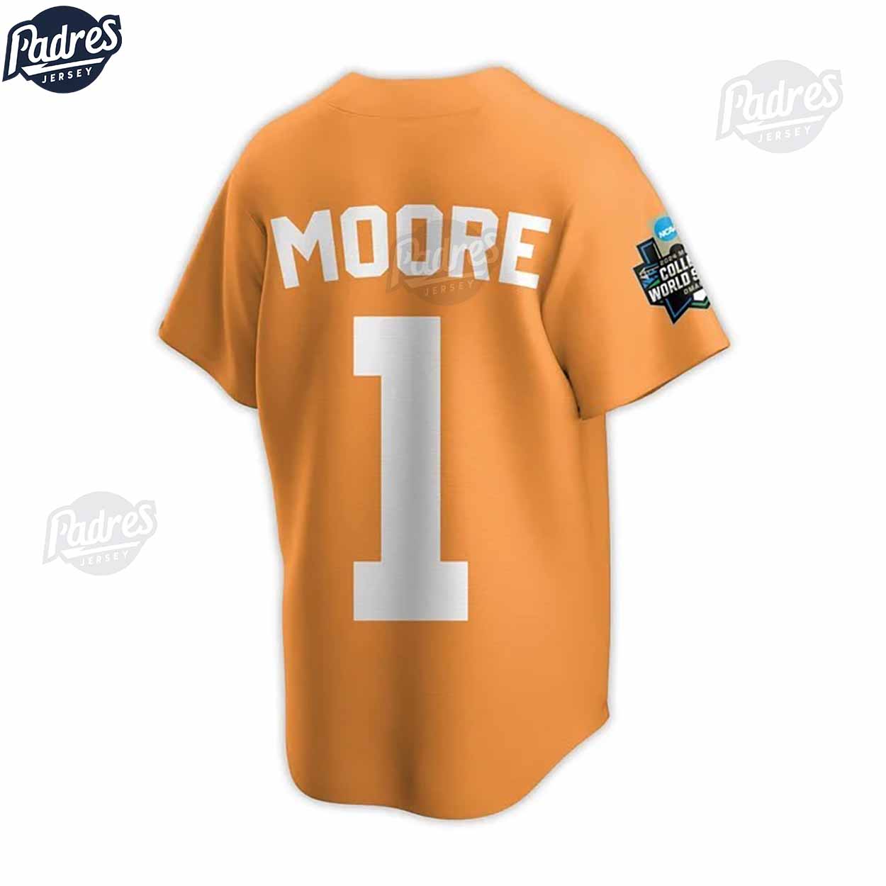Tennessee Volunteers 2024 College World Series Champions Custom Baseball Jersey - Padres Jersey Oasis: Elevate Your Baseball Style Game