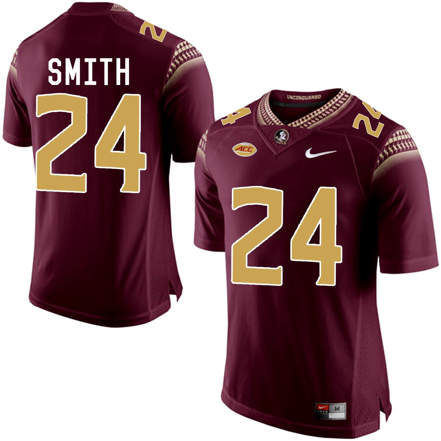 Terrance Smith 24 Burgundy