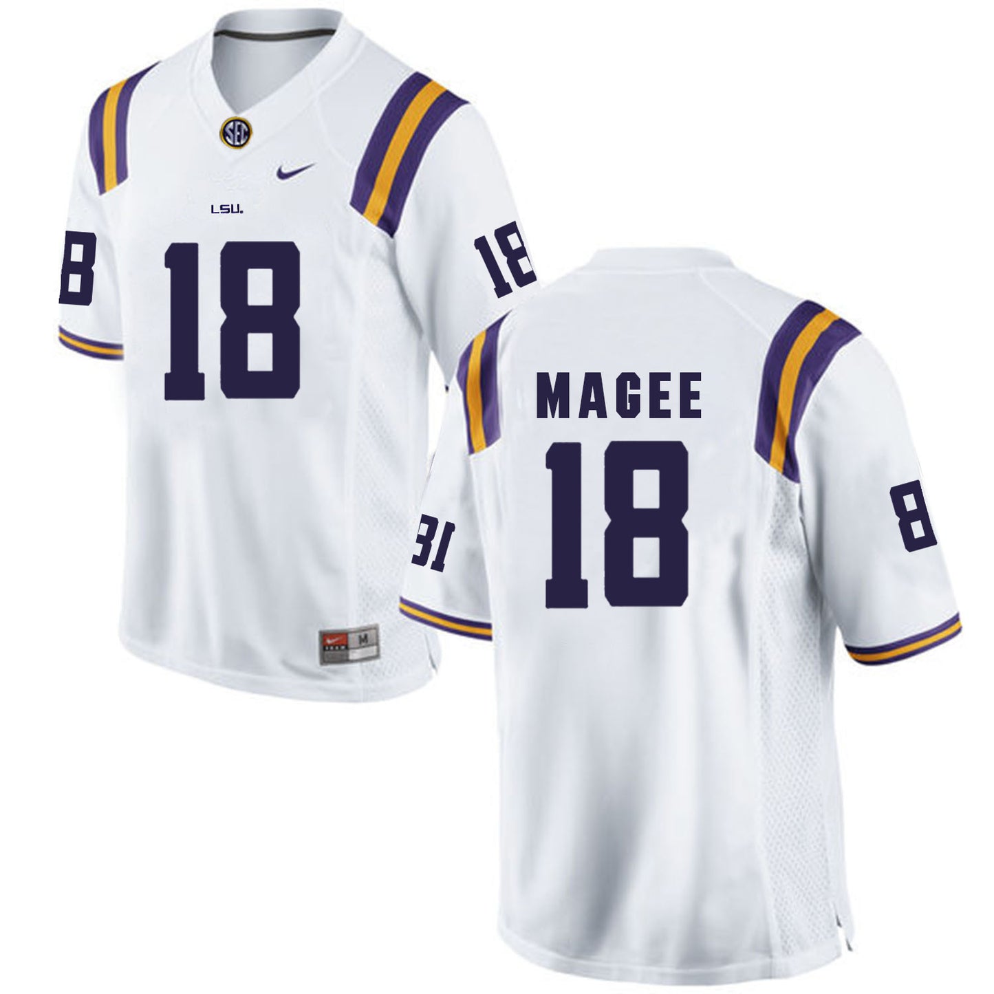 Terrence Magee 18 White Style 2