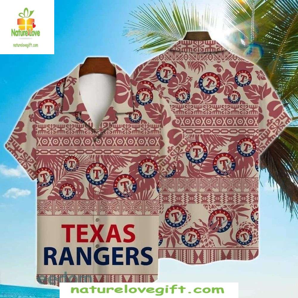 Texas Rangers MLB Hawaiian Shirt Fan Love Edition Stylish Baseball Apparel