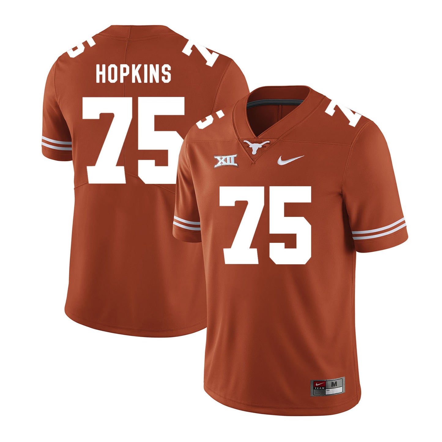 Texas Longhorns Trey Hopkins 75 Orange