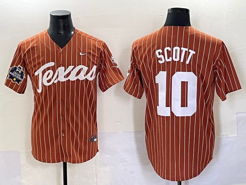 Texas Longhorns #10 Mia Scott ncaa Collaboration Style 6