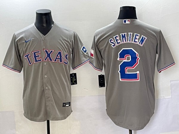 Texas Rangers #2 Marcus Semien Rangers Adult
