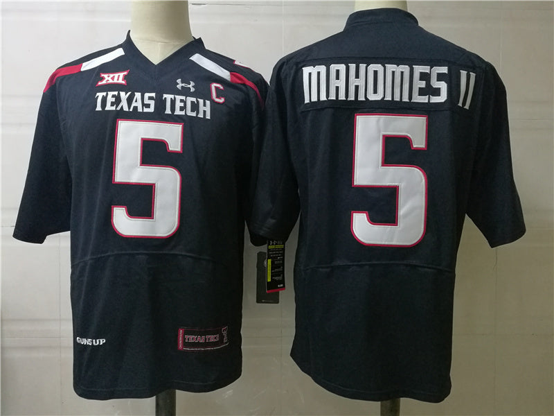 Texas Tech Red Raiders #5 Patrick Mahomes II Red Style 2