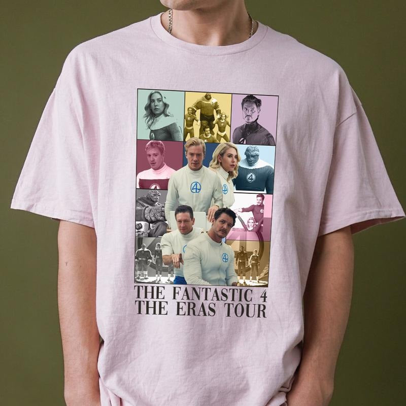 The Fantastic Four First Steps Shirt, Fantastic Four The Era Tour T-Shirt, Avengers Super Studio Sweatshirt, Reed Richards Hoodie