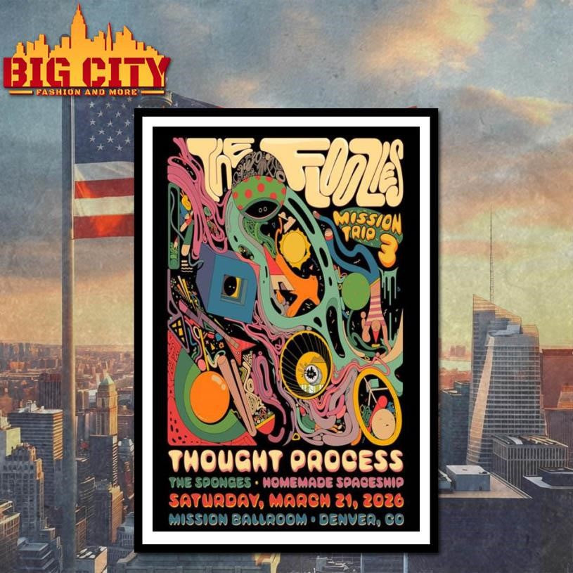 The Floozies Mả 21 2026 Mission Ballroom Denver CO Poster Shirt