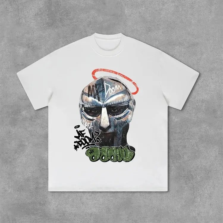 The Illest Villain Mf Doom Graphic Print Cotton T-Shirt, S to 4XL, Menswear