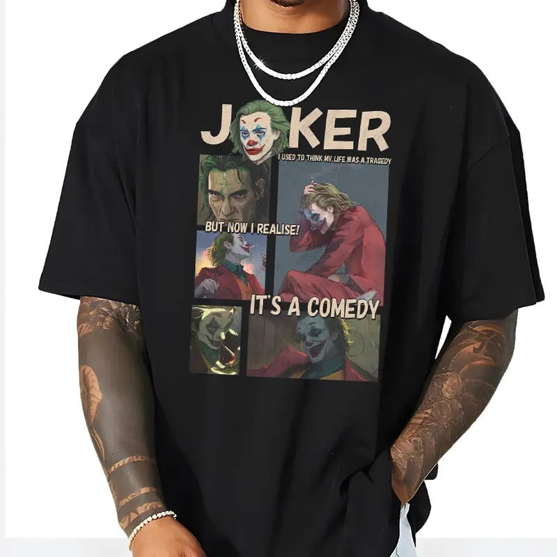 The Jok33r Movie T-Shirt, Movie Sweatshirt, Graphic Movie Hoodie, For Movie Lovers, Men's & Women T-Shirt, Movie Streetwear