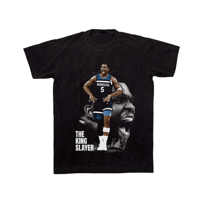 The King Slayer Ant.hony Edw.ards 2025 Playoff T-Shirt, Minnesota Bootleg T-Shirt, Wolves Ant Shirt, Gift For Fan