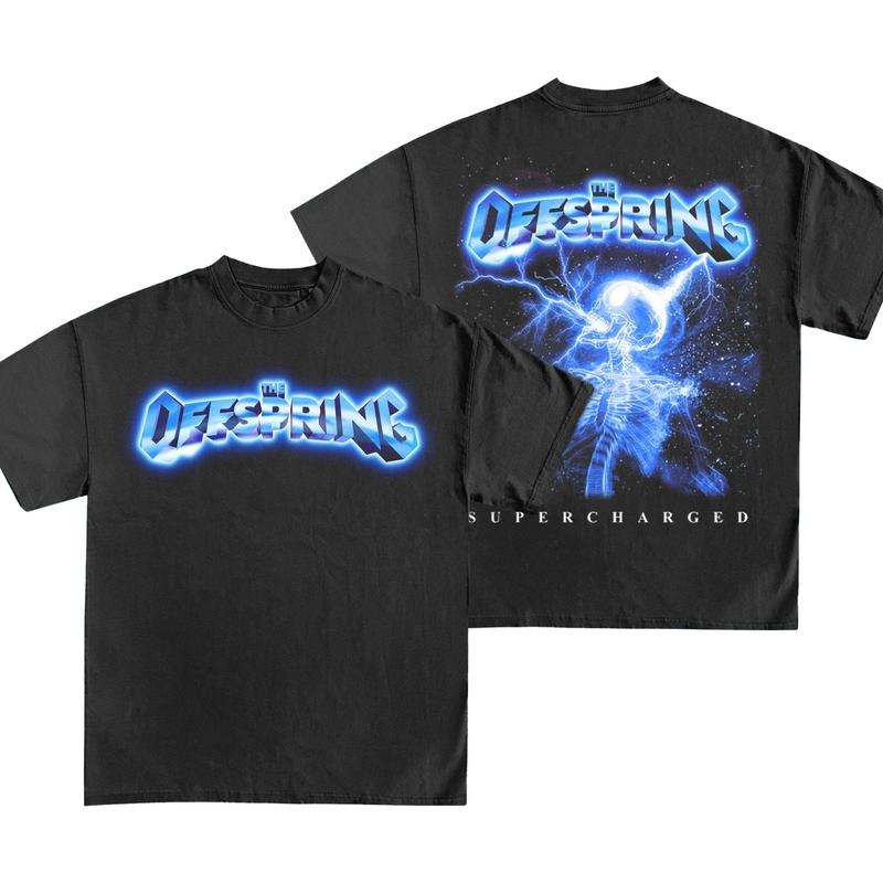 The Offsprings band T-shirt Super Charged Worldwire in 2025 Sweatshirt The Offsprings Tour 2025 Hoodie The Offsprings Merch Rock Music Tee Gift Fans Men Women