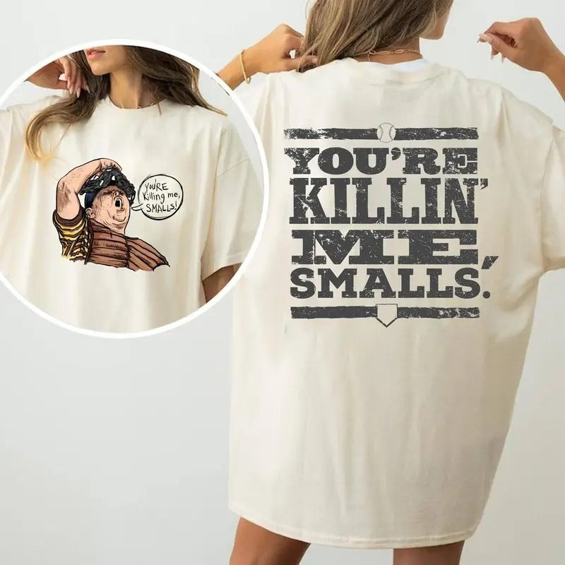 The Sandlot 2 sides T shirt, unisex Cotton Fabric Hoodie, Sweatshirt | InkThreadWorks.com