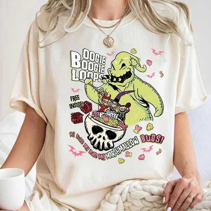 The Shadow Oogie Boogie Shirt, land Nightmare Before Christmas Halloween Shirt, Oogie Boogie Man Shirt, world Family...