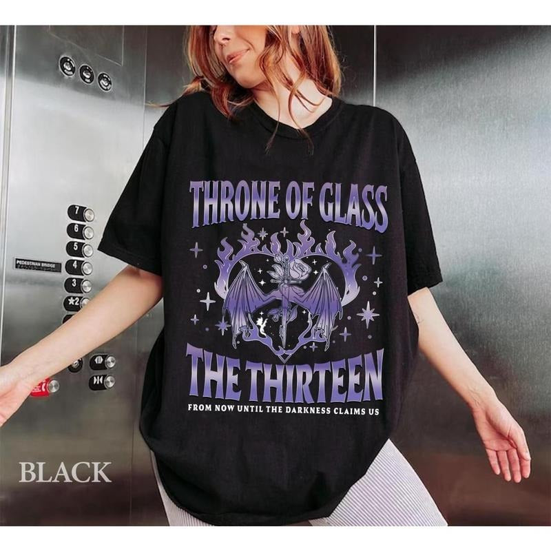 The Thirteen Throne Of Glass Shirt, From Now Until The Darkness Claims Us Shirt, Fantastic Reader Sweatshirt, We Are The...