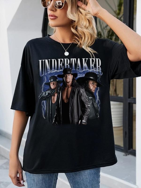 The Undertaker Unisex Shirt, Wwe Fan Gifts, American Wrestler,The Undertaker Shirt, The Undertaker Merch, Unisex T-Shirt, Gifts For Female Male, Short Sleeve Tee Shirt, Gifts For Birthday Mothers Day Christmas Anniversary