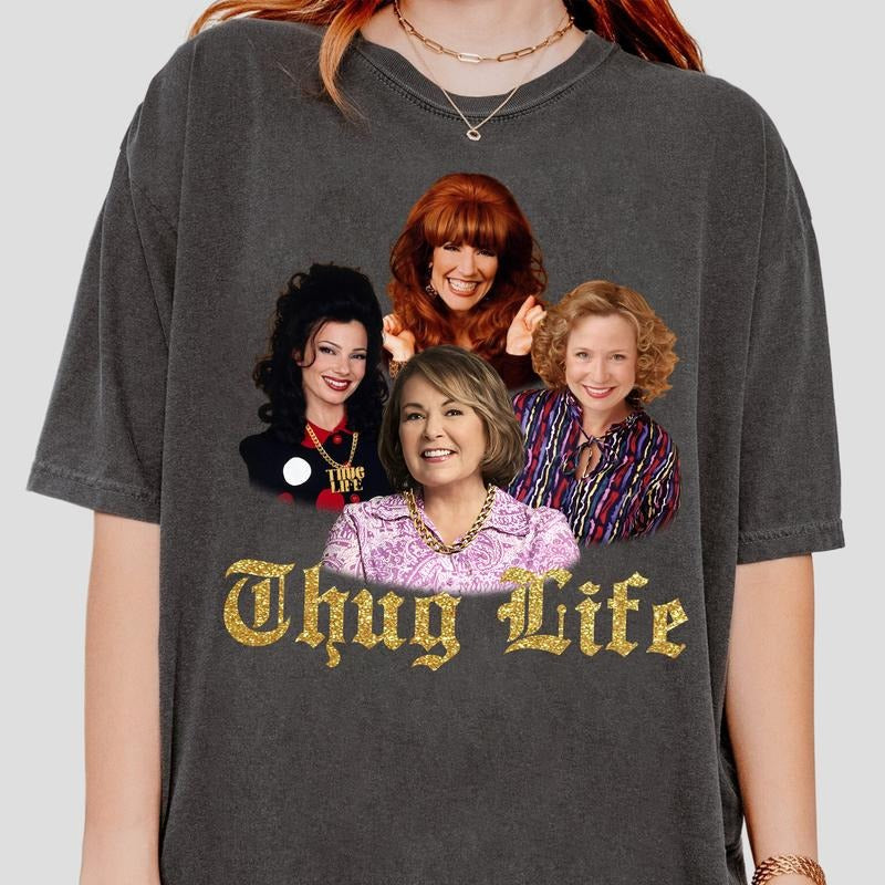 Thug Life Shirt Mom Vibes That 90s Show, Kitty Mom Vibes Shirt, Golden Girls Thug Life Shirt, Happy Mother's Day, Gift...
