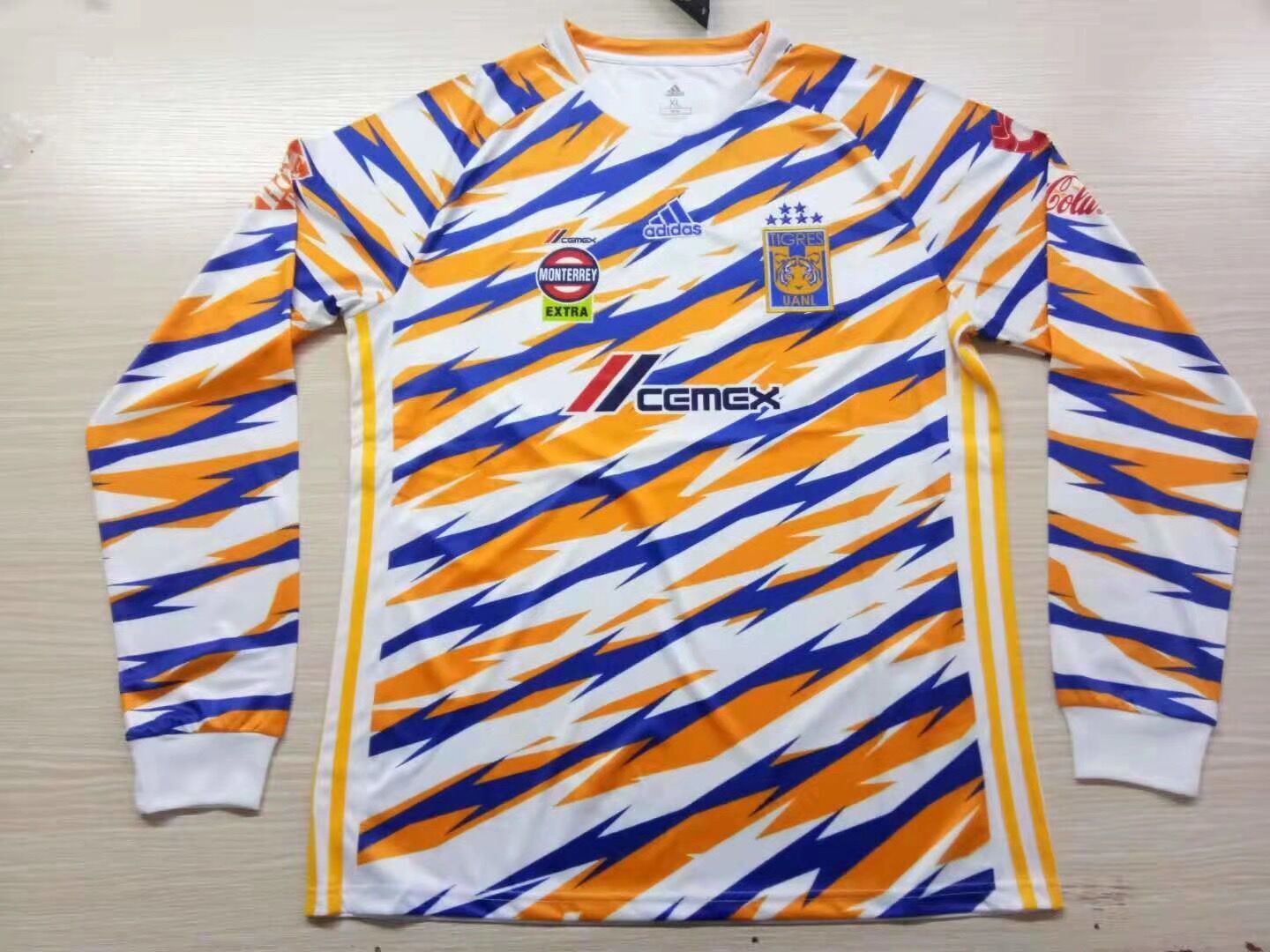 Tiger second away long sleeve 19-20 season soccer jersey Style 2
