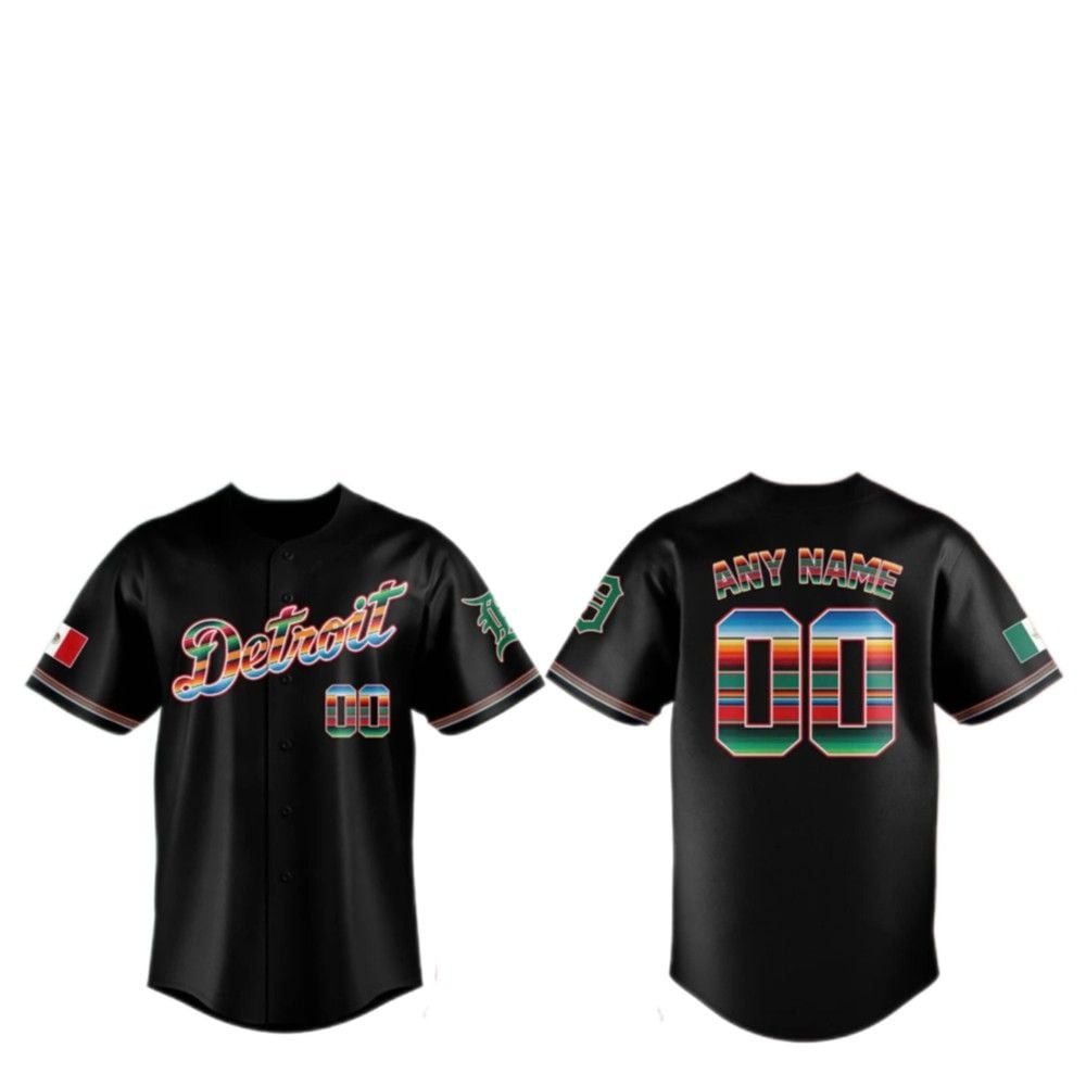 Tigers Mexican Heritage Night Jersey 2025 - Grishko.com