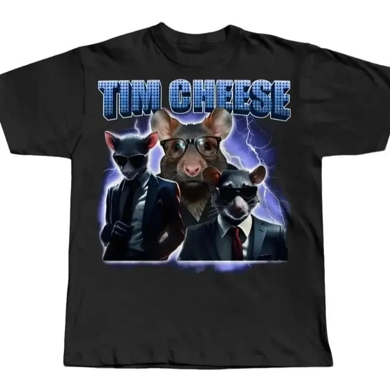 Tim Cheese Funny Dank Memes Brainrot Shirt, Unhinged Clothes, Funny Meme Stupid Gifts