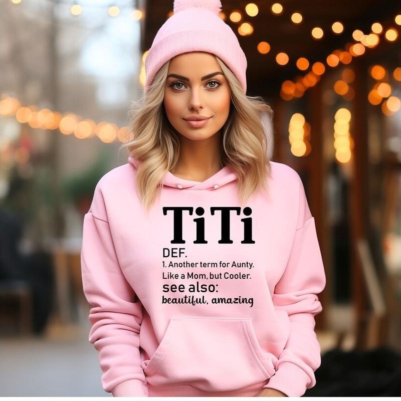 Titi Shirt Definition , Best Auntie Sweater, Gift for New Aunts Hoodie, Sweatshirt | InkThreadWorks.com