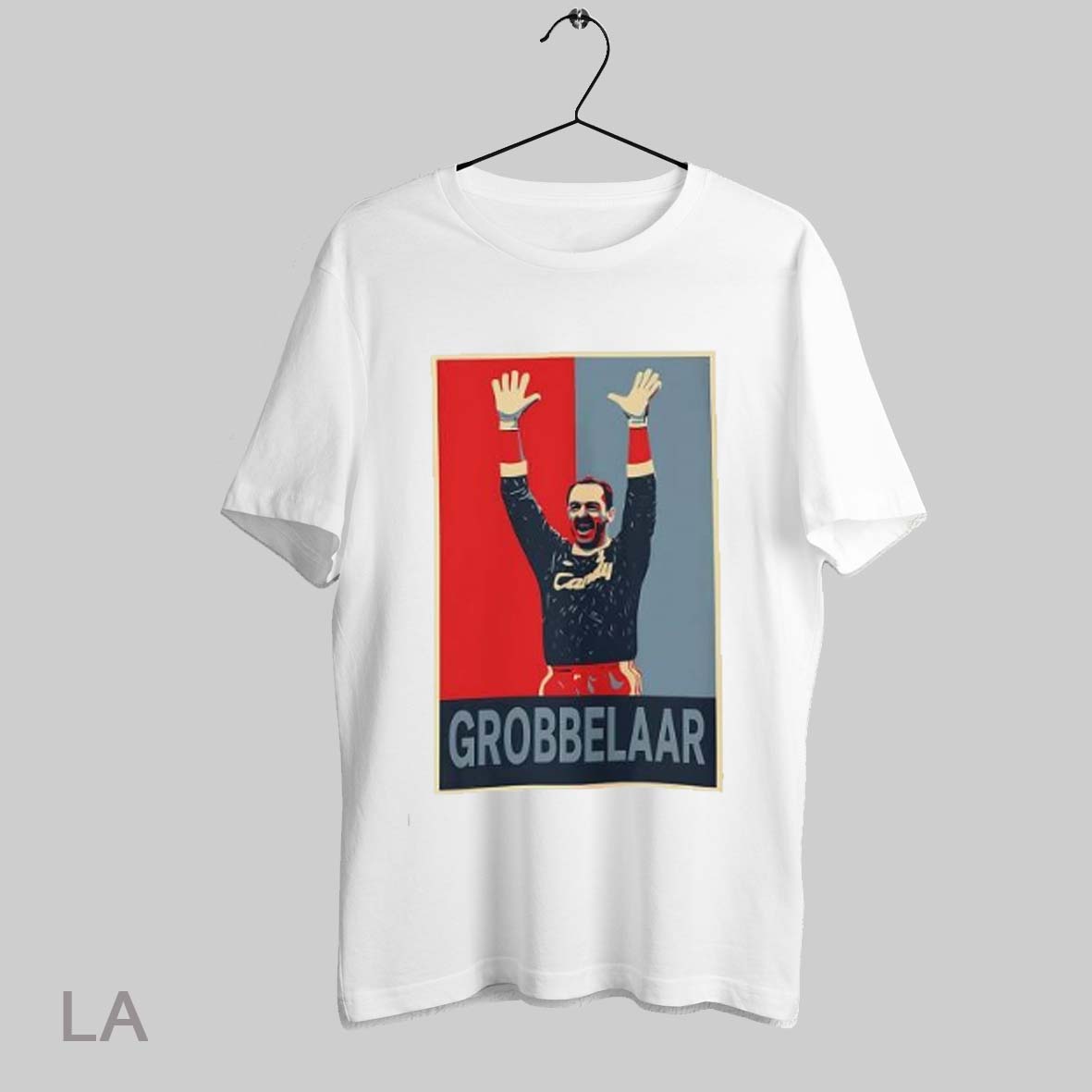 Top Bruce Grobbelaar Hope Poster Liverpool T Shirt
