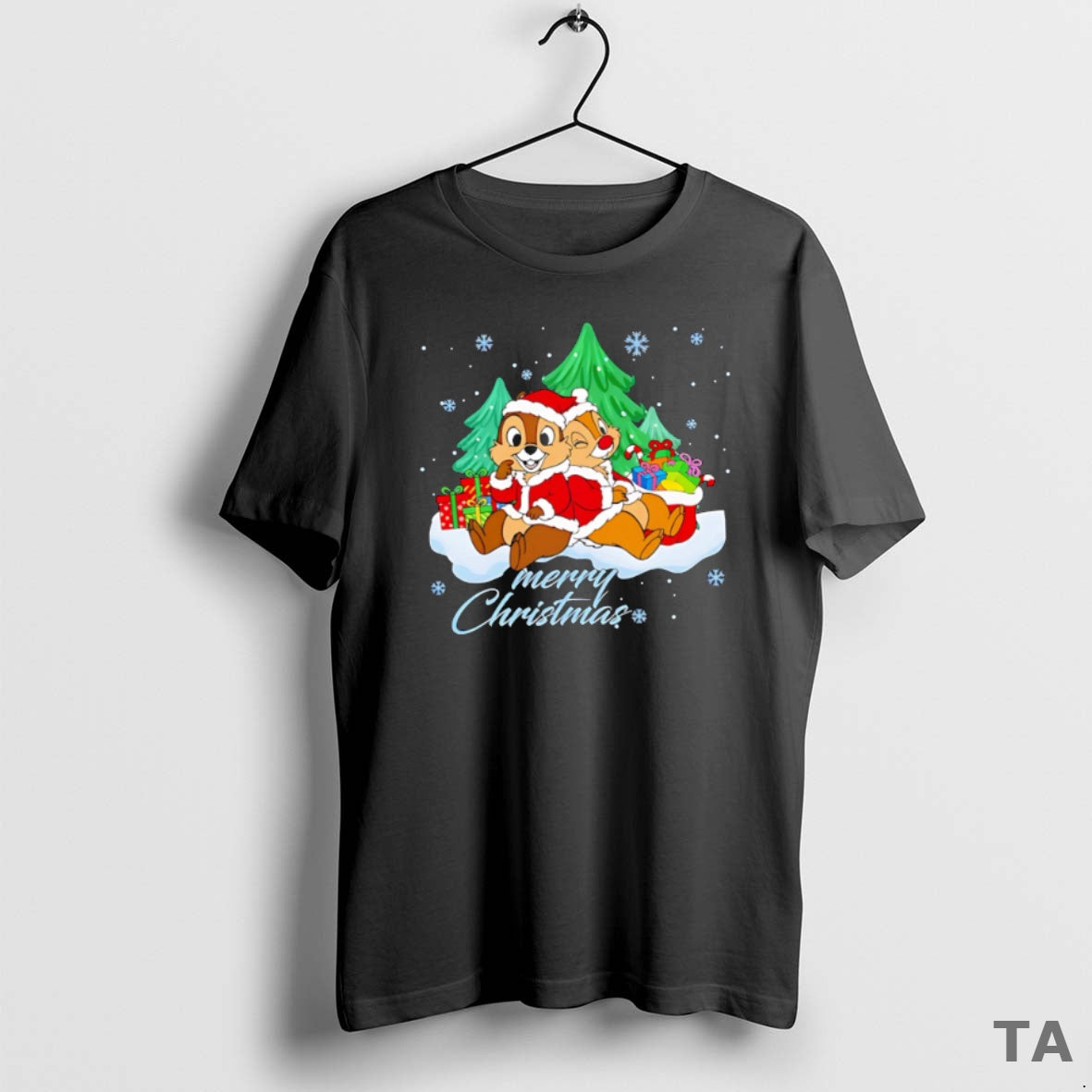 Top Chip And Dale Christmas Chipmunks Xmas T Shirt Sweater Hoodie, Sweatshirt | InkThreadWorks.com