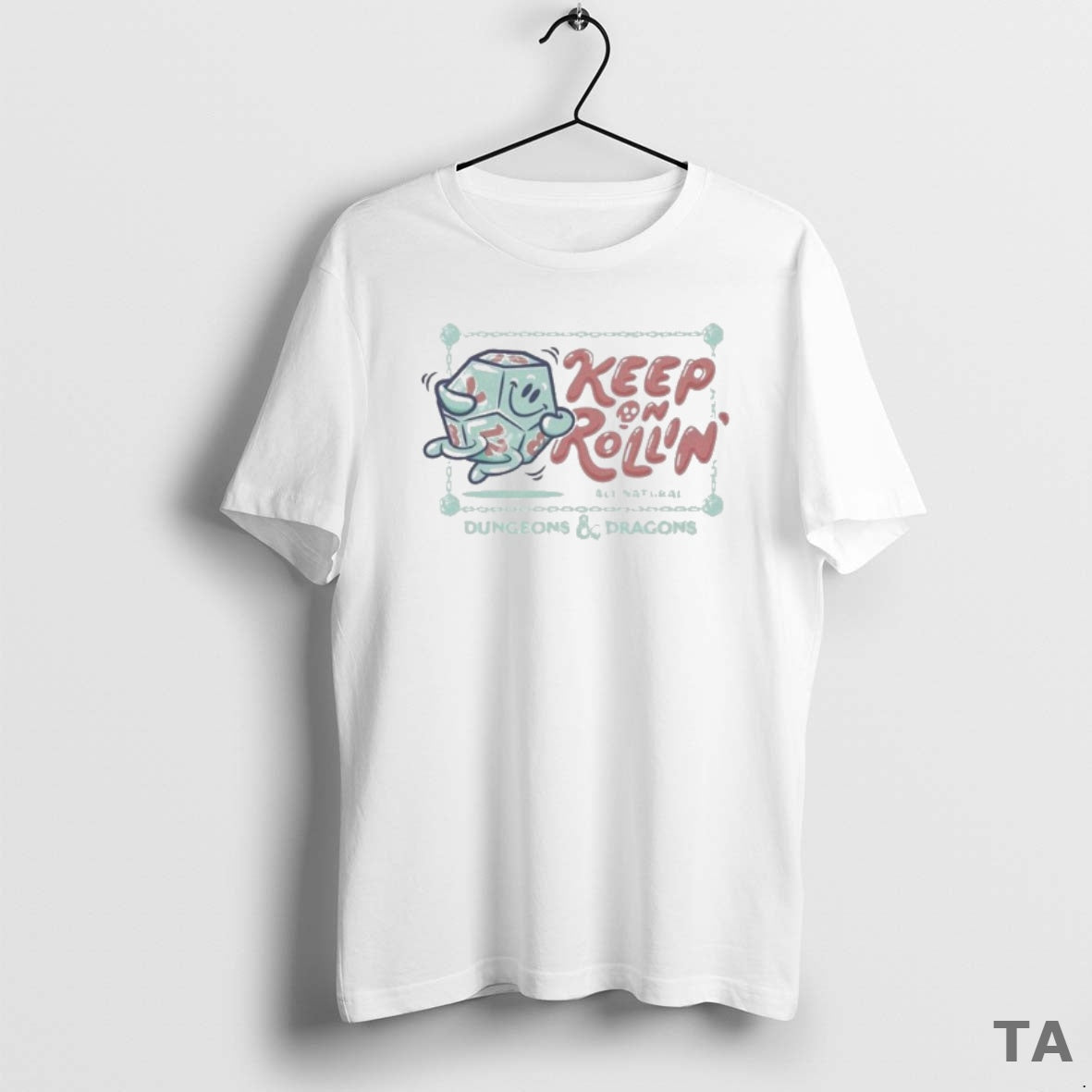 Top Dungeons Dragons Dice Keep On Rollin T Shirt Sweater Hoodie, Sweatshirt | InkThreadWorks.com
