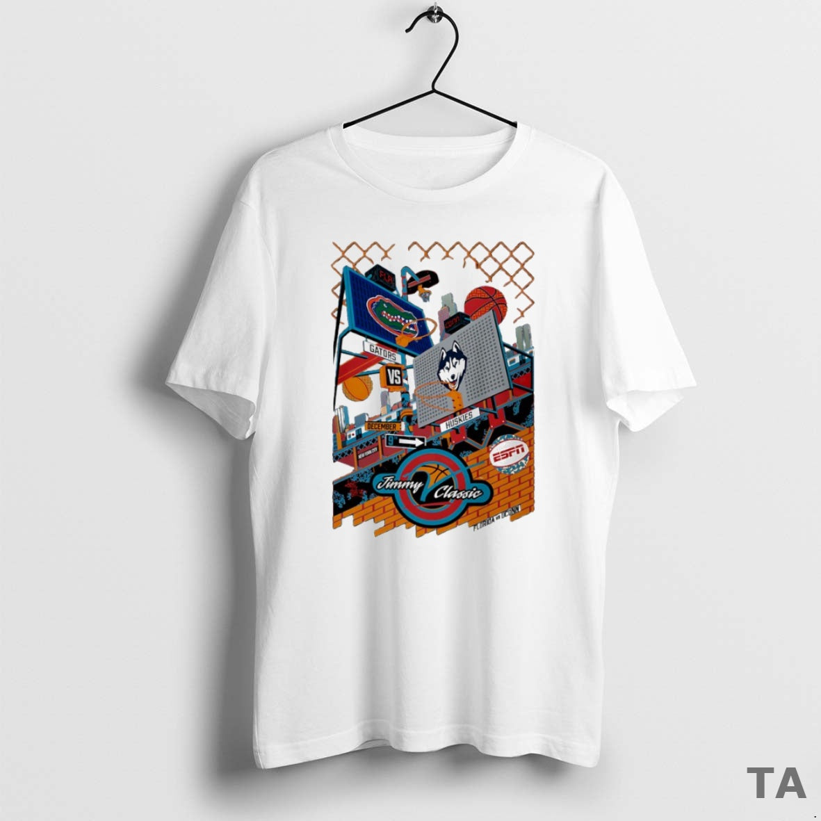 Top Florida Gator Vs Uconn Huskies Jimmy Classic Circle T Shirt Sweater Hoodie, Sweatshirt | InkThreadWorks.com