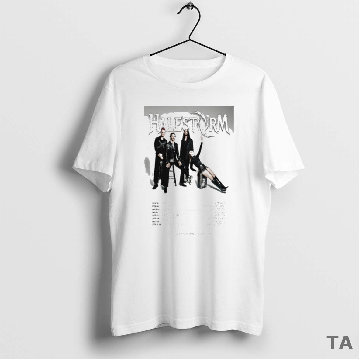 Top Halestorm Fall Tour 2026 T Shirt Sweater Hoodie, Sweatshirt | InkThreadWorks.com