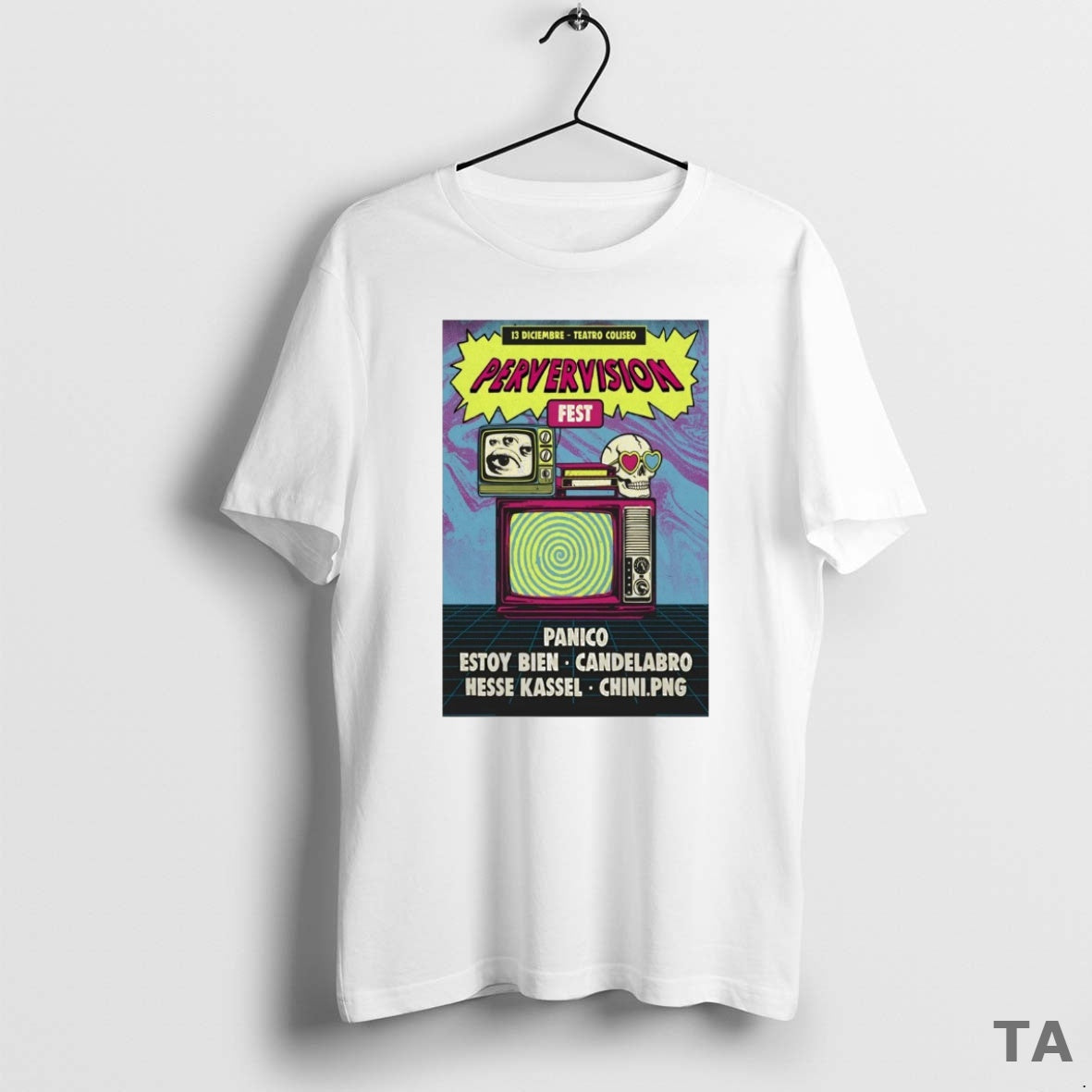 Top Pervervision Fest Santiago Chile December 13 2025 T Shirt Sweater Hoodie, Sweatshirt | InkThreadWorks.com