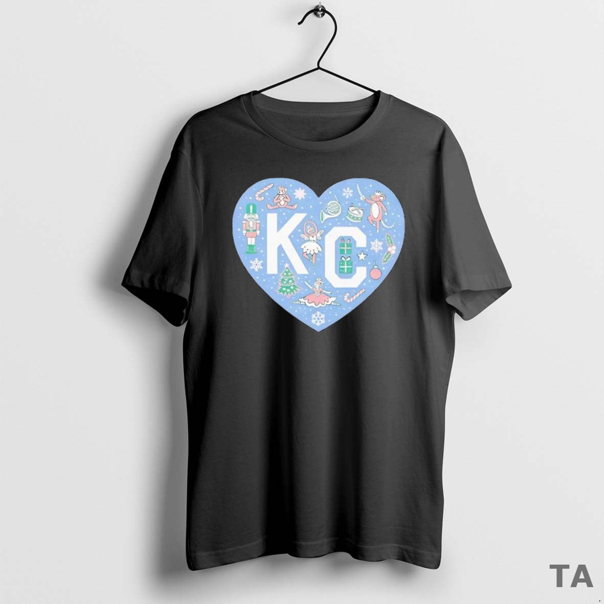 Top Premium Kc Ballet Nutcracker Heart T Shirt Sweater Hoodie, Sweatshirt | InkThreadWorks.com