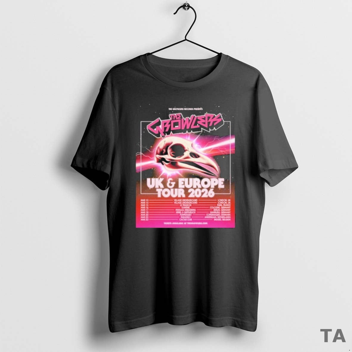 Top Growlers Uk Europe Tour 2026 Dates T-Shirts, Hoodie, Sweatshirt