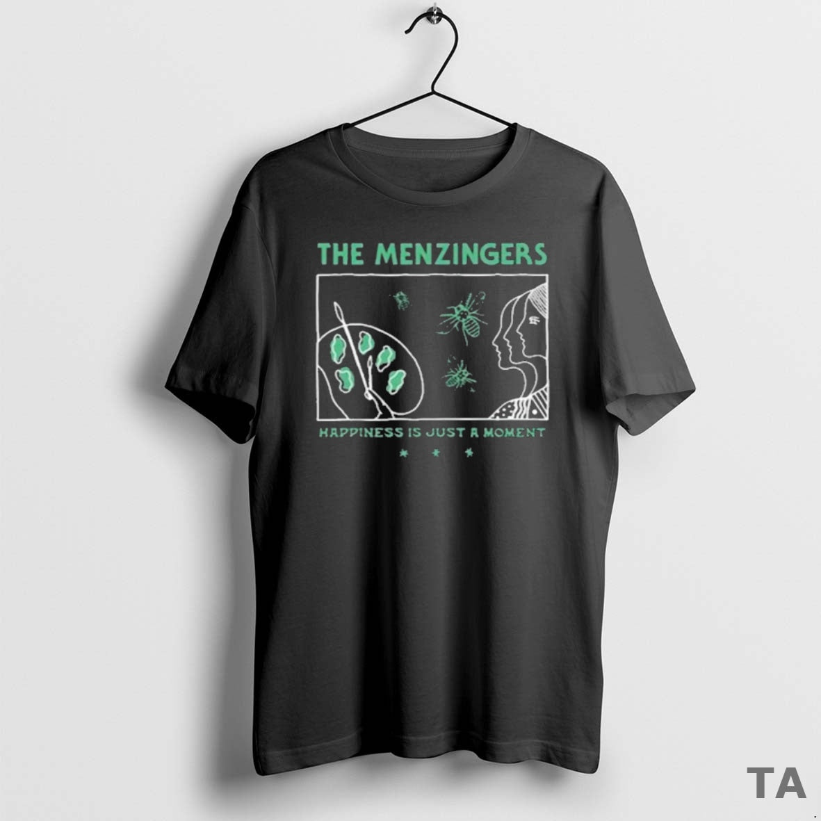 Top The Menzingers Happiness Is Just A Moment Painter T Shirt Sweater Hoodie, Sweatshirt | InkThreadWorks.com