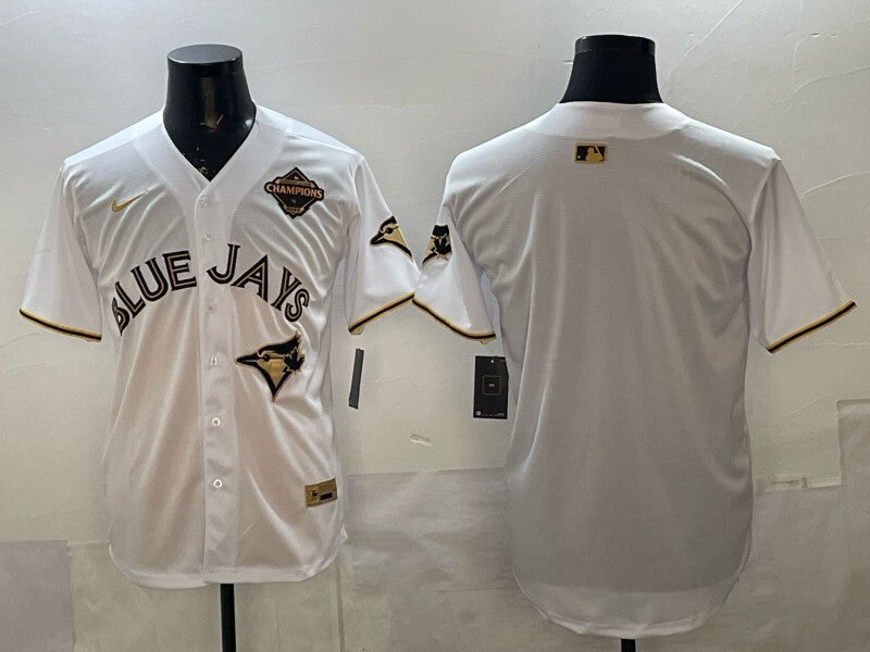 Toronto Blue Jays Blue Jays Gold Text Style 6