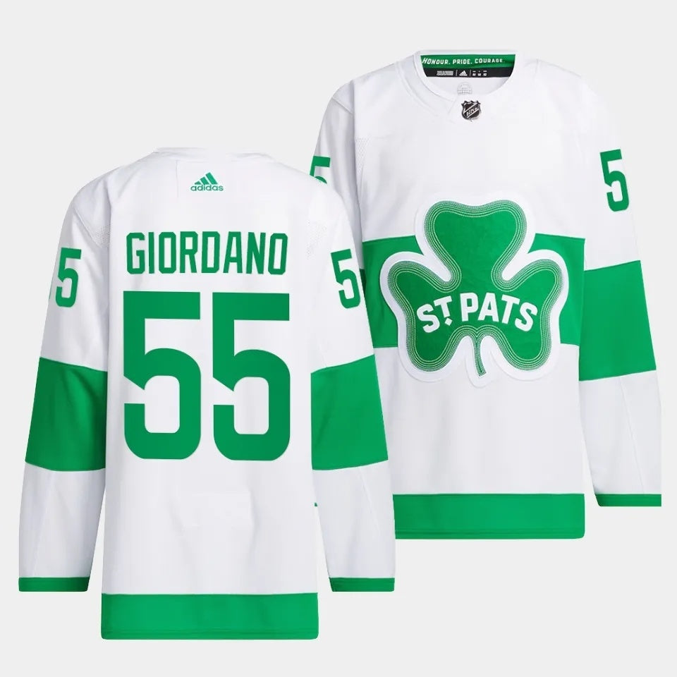 Toronto Maple Leafs #55 Mark Giordano 2024 St. Patricks Alternate Authentic Jersey