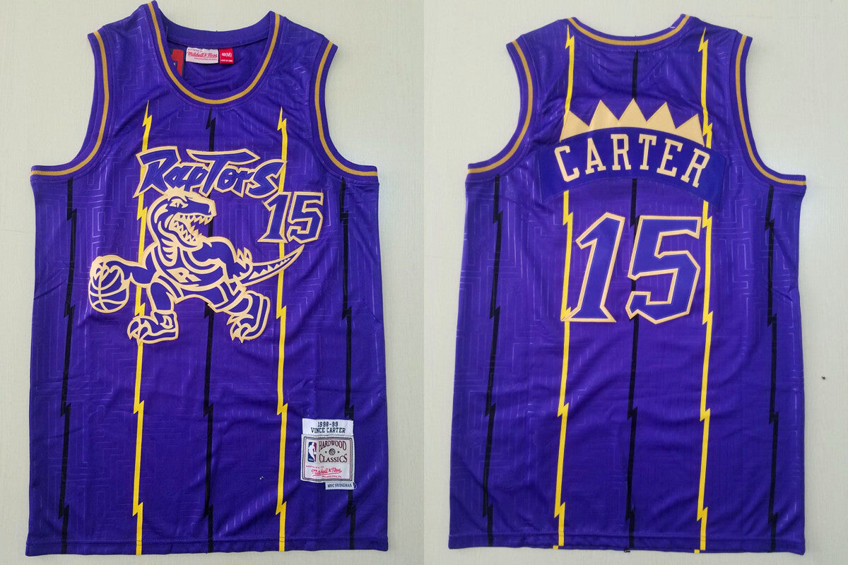 Toronto Raptors #15 Vince Carter Raptors 15 # Carter Edition Purple Jersey