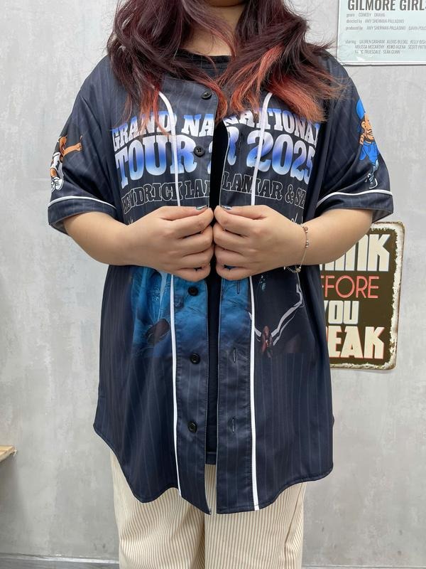 Tour Baseball Jersey, Album Cover Jersey, Hip Hop Music Merch, Concert Tour Jersey