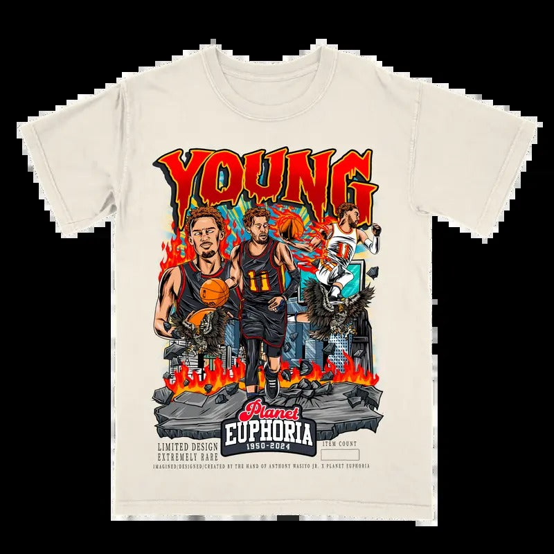 Trae Young Tee Hoodie, Sweatshirt | InkThreadWorks.com