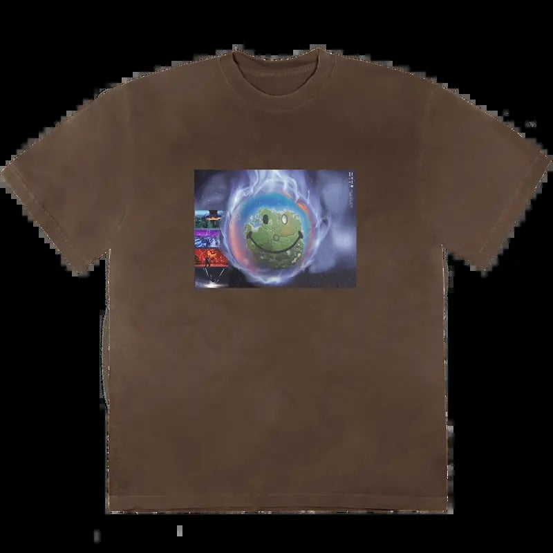 Travis Scott World Event T-shirt Bleached Black Hoodie, Sweatshirt | InkThreadWorks.com