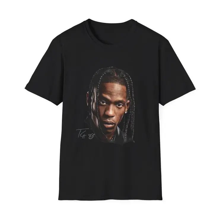 Travisss Graphic Tee, Rapper Hip Hop T-Shirt