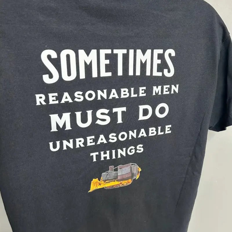 Tread on Them Sometimes T-Shirt - Unisex Cotton Fabric Tee with Graphic Text and Cartoon Design