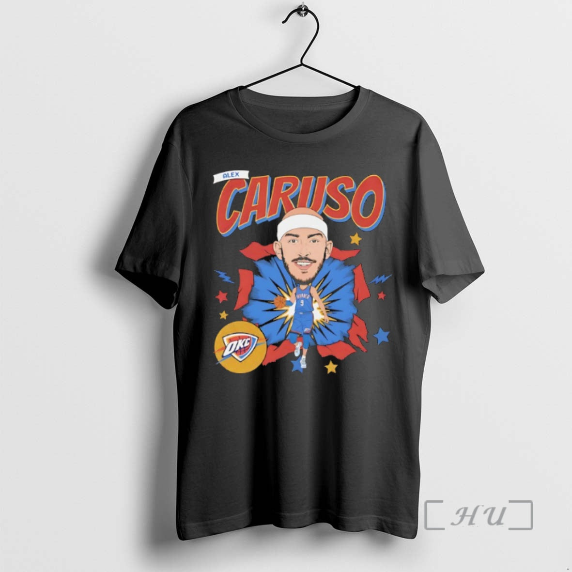 Trending Alex Caruso Oklahoma City Thunder Basketball Player Caricature T-Shirts, Hoodie, Sweatshirt | InkThreadWorks.com
