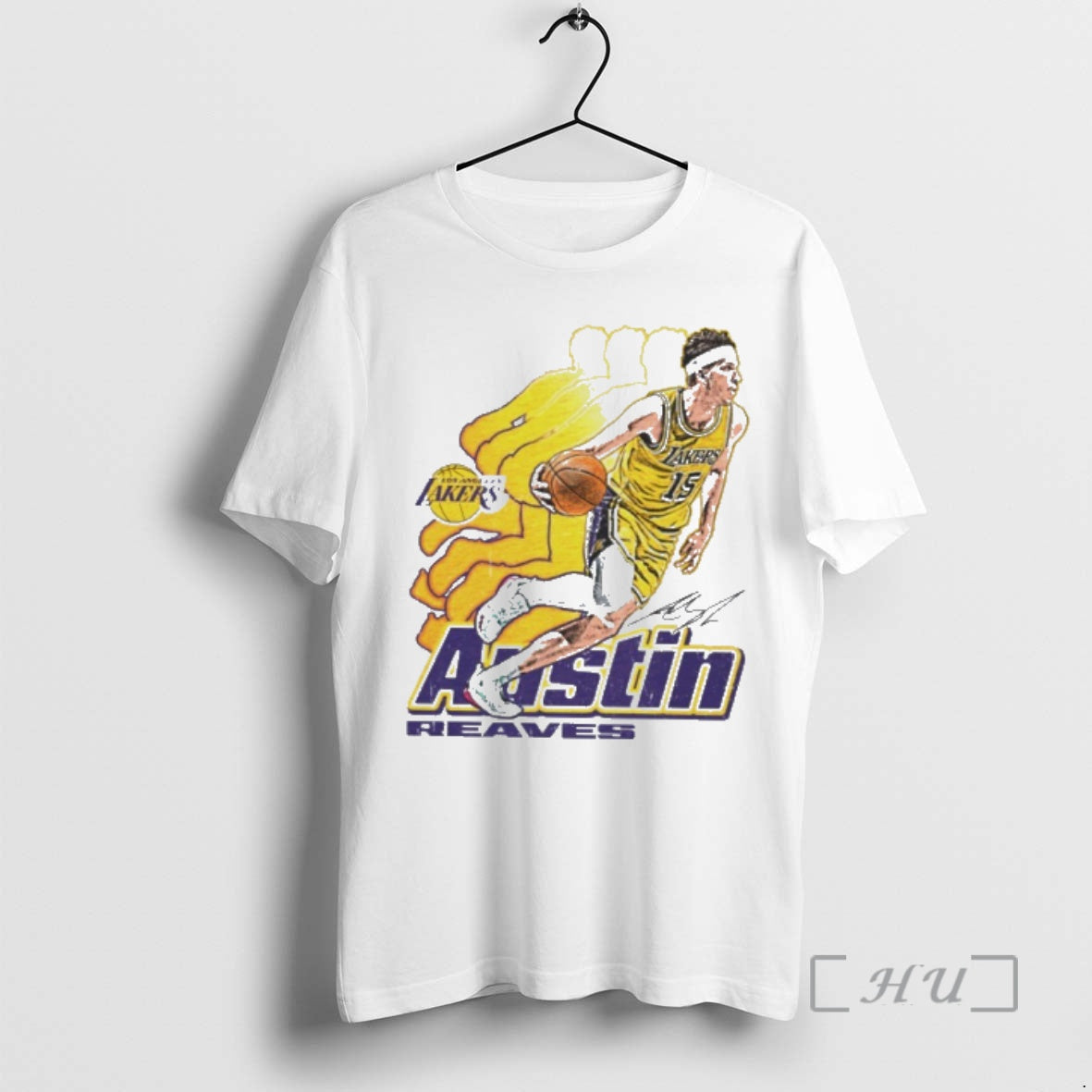 Trending Austin Reaves Los Angeles Lakers Nba Retro T-Shirts, Hoodie, Sweatshirt | InkThreadWorks.com