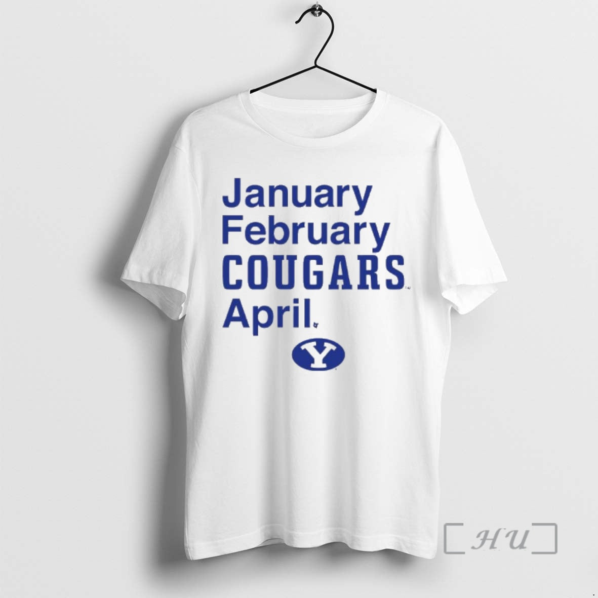 Trending Byu Basketball January February Cougars April Premium T Shirts Sweater Hoodie 2 Sweatshirt | InkThreadWorks.com