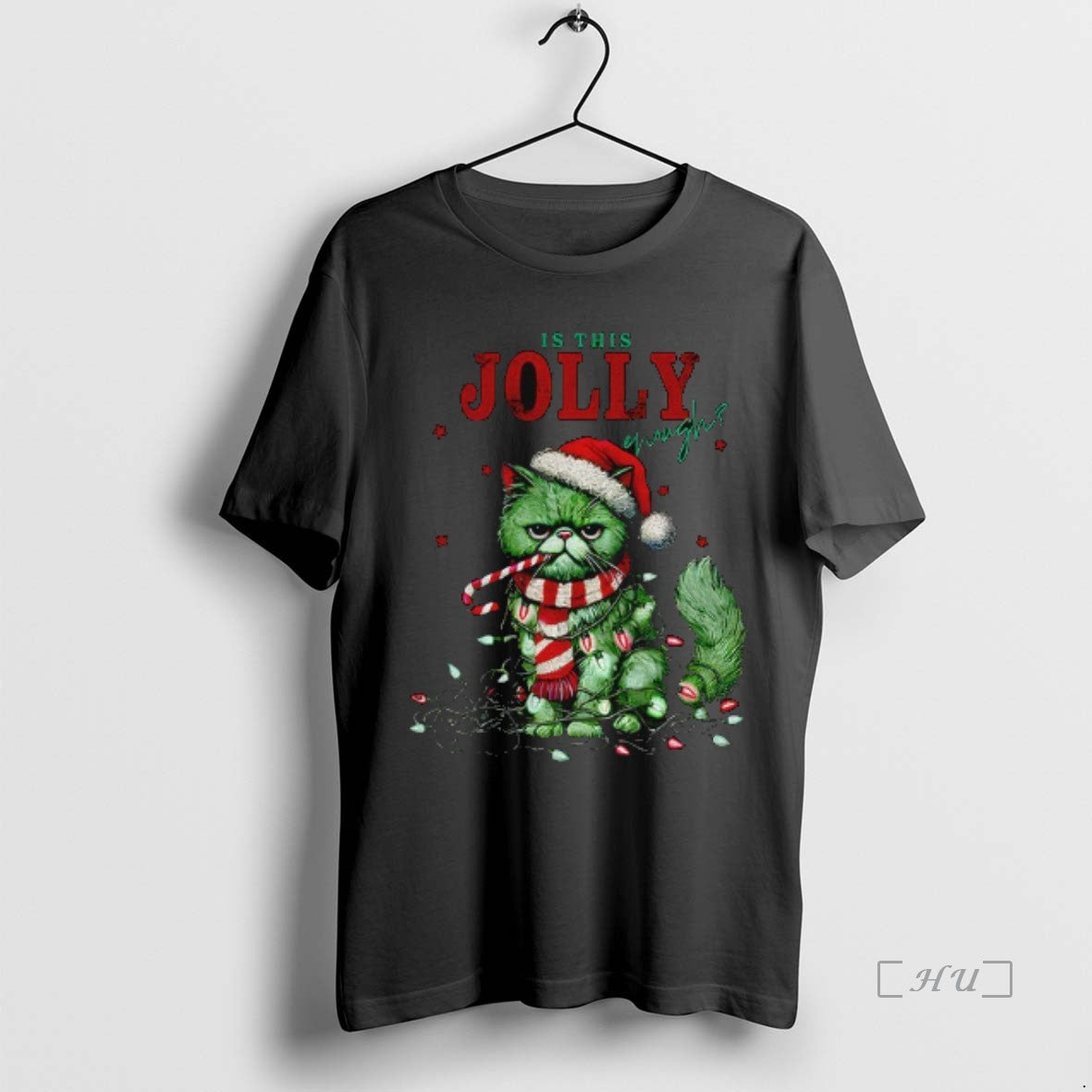 Trending Grumpy Cat Is This Jolly Enough Merry Christmas T-Shirts, Hoodie, Sweatshirt | InkThreadWorks.com