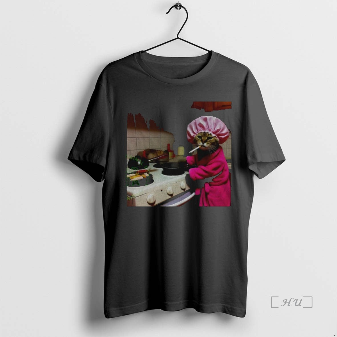Trending Housewife Cat Smoking Funny Meme T-Shirts, Hoodie, Sweatshirt | InkThreadWorks.com