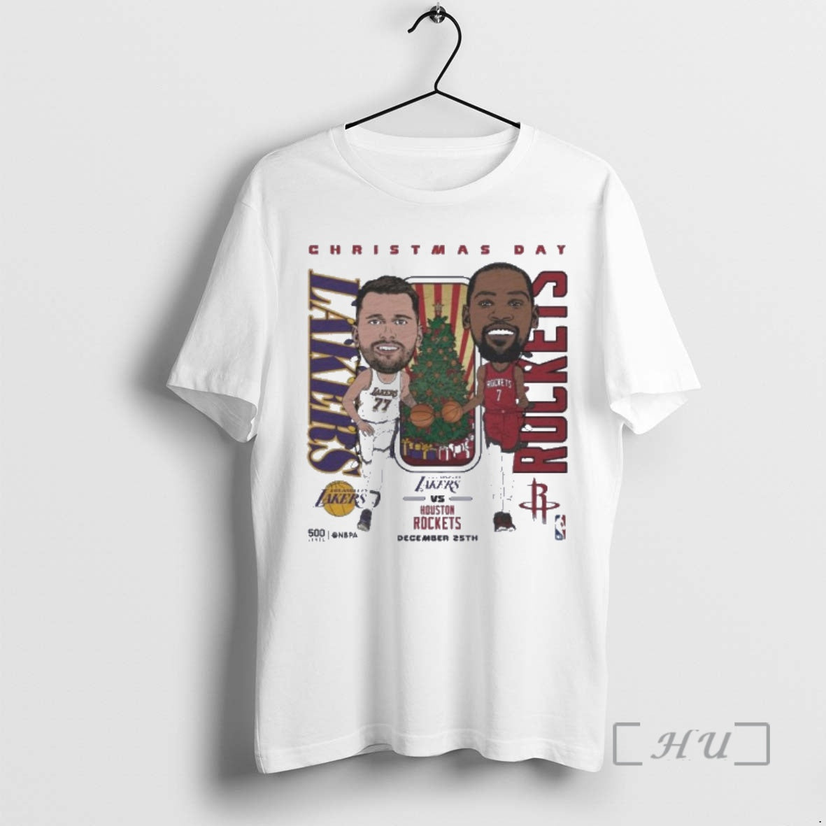 Trending Luka Doncic Vs Kevin Durant 2025 Nba Christmas Day Match Up Premium T Shirts Hoodie, Sweatshirt | InkThreadWorks.com