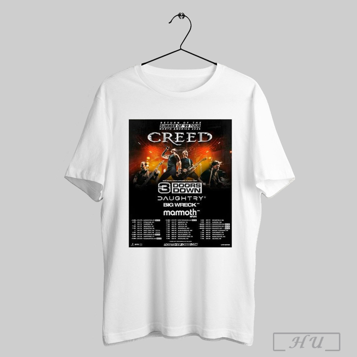 Trending Return Of The Summer Of 99 Tour North America 2025 Creed With 3 Doors